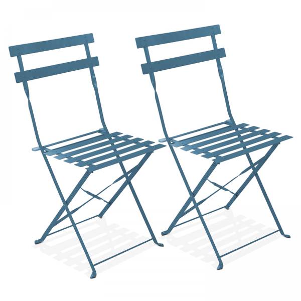 Klappstühle Rome 2er-Set Marineblau