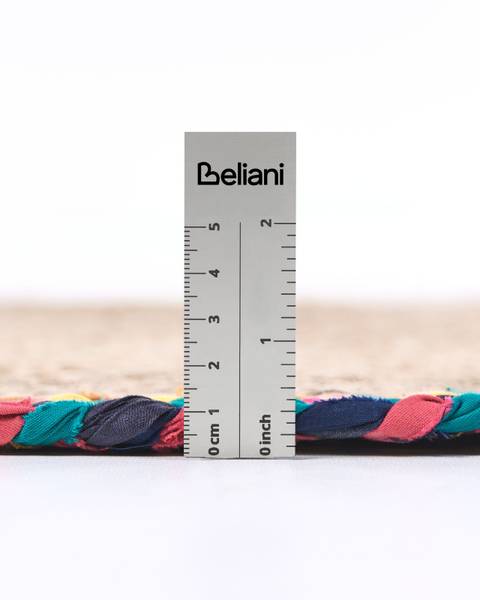 Teppich SATARA Beige - Naturfaser - 120 x 120 cm