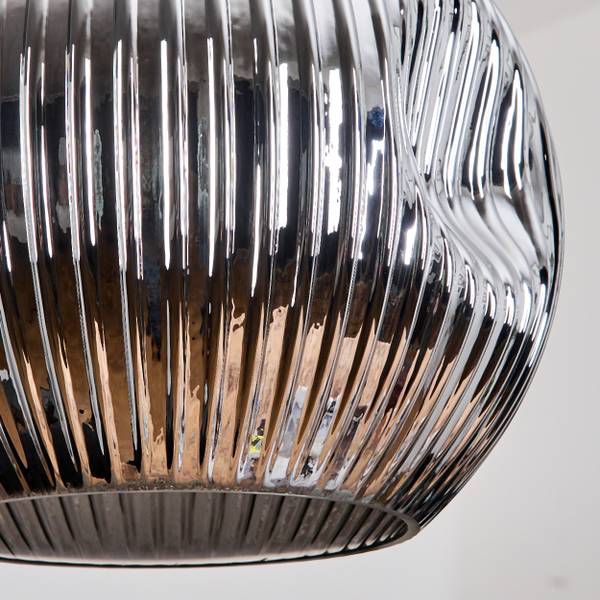 Deckenleuchte Cesaro Grau - Silber - Gelb - Metall - 65 x 65 x 100 cm