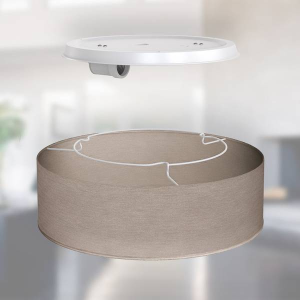 Deckenlampe BKL1217 Taupe - Durchmesser: 30 cm