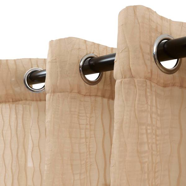 Vorhang MILA Beige - Textil - 1 x 240 x 140 cm