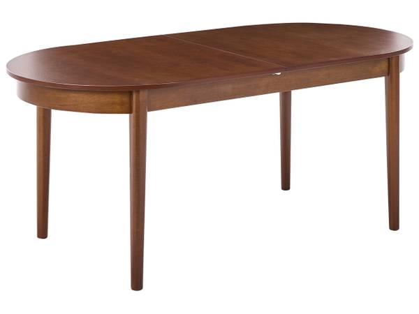 Ausziehbarer Tisch LARTO Braun - Holzwerkstoff - 90 x 76 x 180 cm