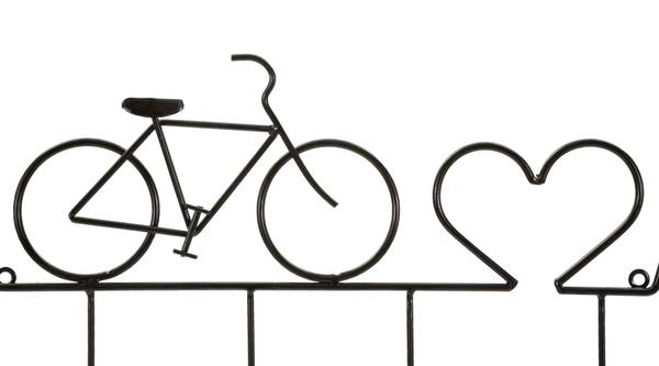 Porte-manteau Bicicletta Noir - Métal - 59 x 27 x 59 cm