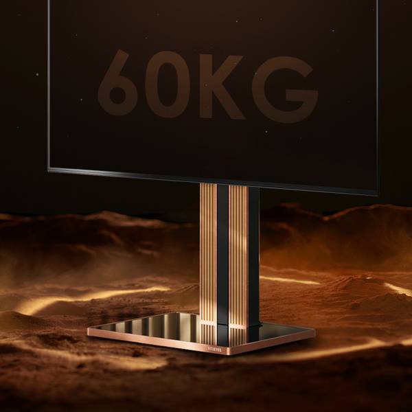TV Ständer aus Buchenholz S02N1463C Braun - Metall - Massivholz - 55 x 147 x 70 cm