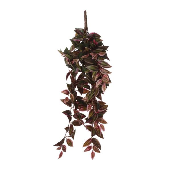 Kunstpflanze Tradescantia Burgunderrot