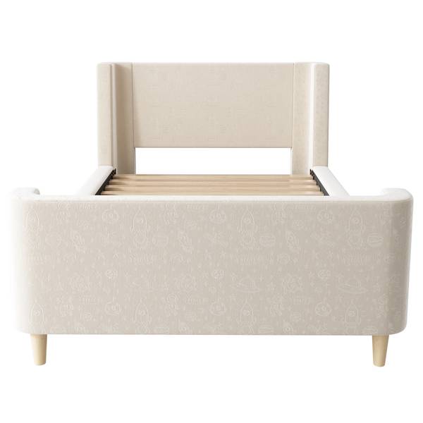 Polsterbett VELVⅠ Beige