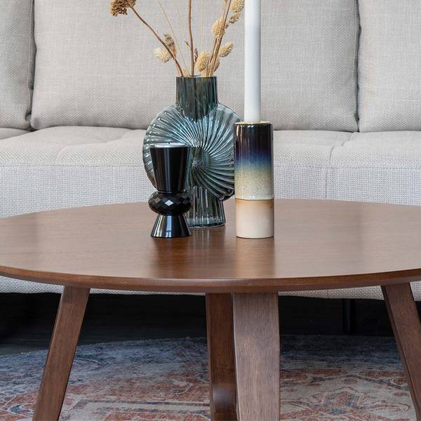 Couchtisch Hello Braun - Holz teilmassiv - 75 x 36 x 75 cm