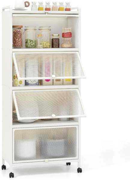 Küchenschrank WO77842ITDE Weiß - Metall - 32 x 154 x 60 cm