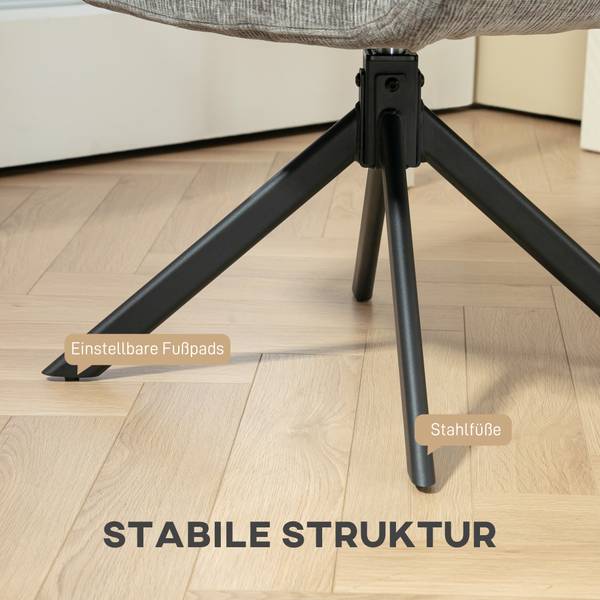 Sessel 83B-177V00CG Dunkelgrau