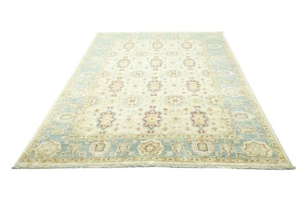 Orientteppich Oriental Beige - Wolle - 204 x 1 x 296 cm