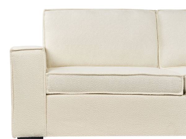 Sofa VUOKATTI 2-tlg Weiß - Naturfaser - 216 x 89 x 1 cm