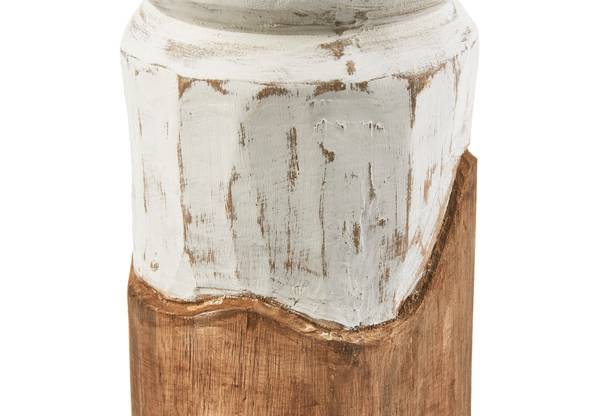 Dekofigur CHESS KING Braun - Massivholz - 12 x 62 x 12 cm