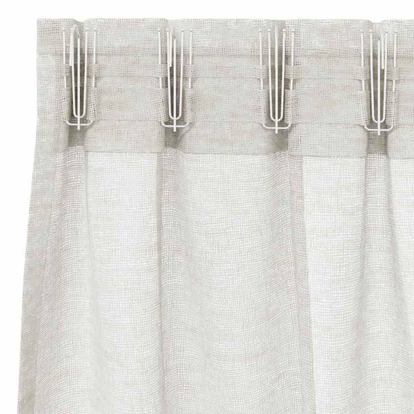 Fensterbehandlungen 3044631-3 2er Set Blanc crème - Largeur : 260 cm