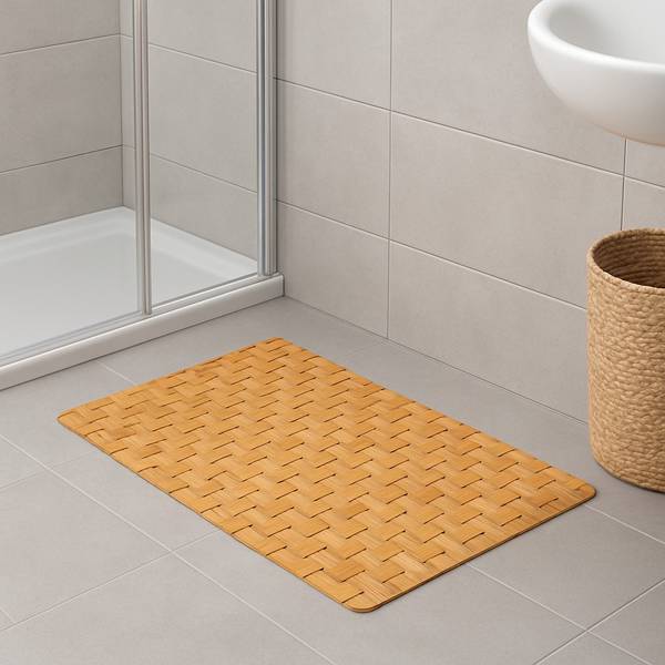 Badematte 93487 Braun - Bambus - 70 x 1 x 40 cm