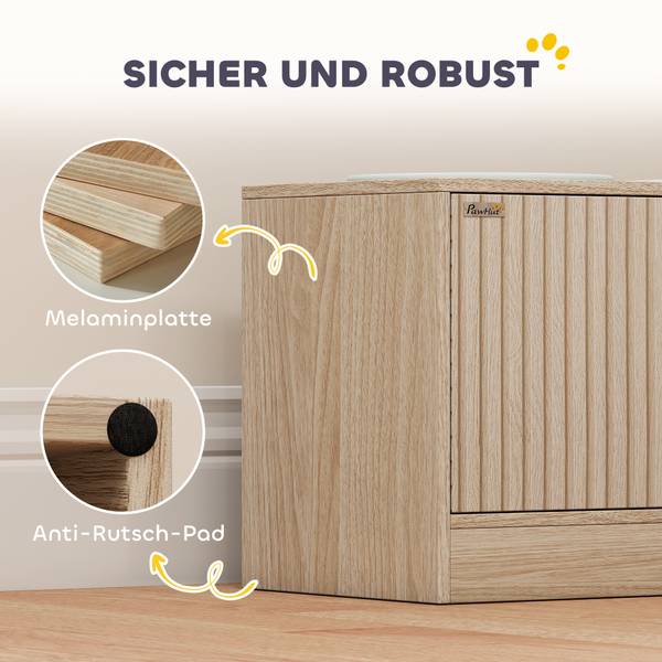Hundenapf D08-085V00AK Braun - Holzwerkstoff - 30 x 36 x 60 cm