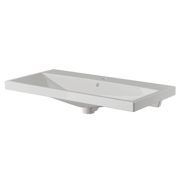 Waschtisch VILLATORO-66-31 Braun - Holzwerkstoff - 90 x 53 x 45 cm