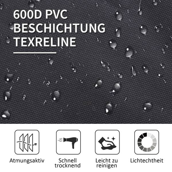 Campingbett A20-116BK Schwarz - Metall - 68 x 52 x 190 cm