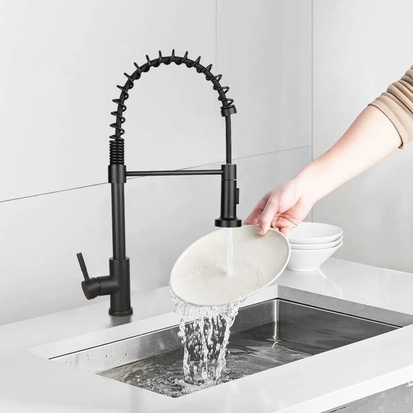 Keukenkraan Theresa zwart