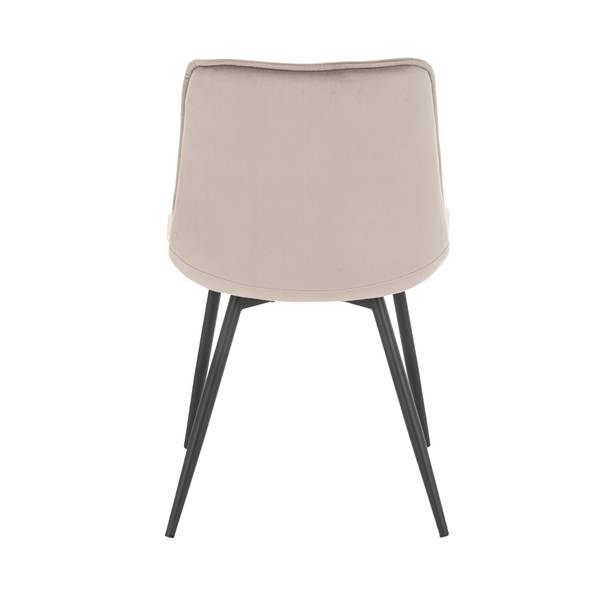 Esszimmerstuhl IKALO - 4er Set Braun - Metall - 52 x 80 x 59 cm