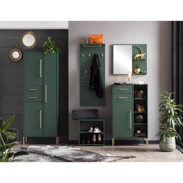 Garderoben-Set KELLA-80-56 5er-Set Grün - 300 x 184 cm