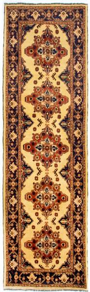 Orientteppich Läufer Oriental Beige - Wolle - 86 x 1 x 283 cm