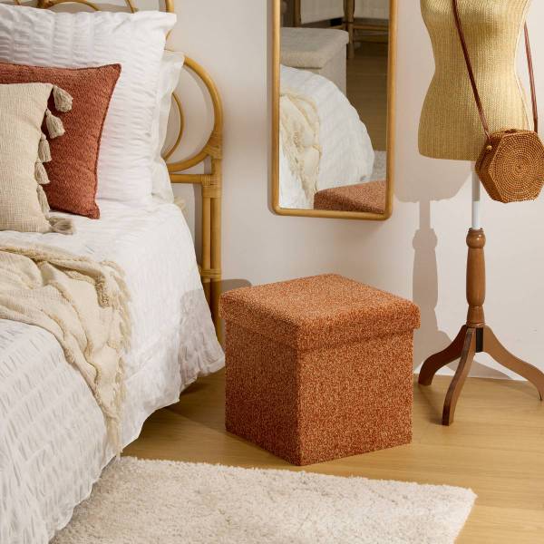 Hocker OXIA Gelb - Holzwerkstoff - 38 x 38 x 38 cm