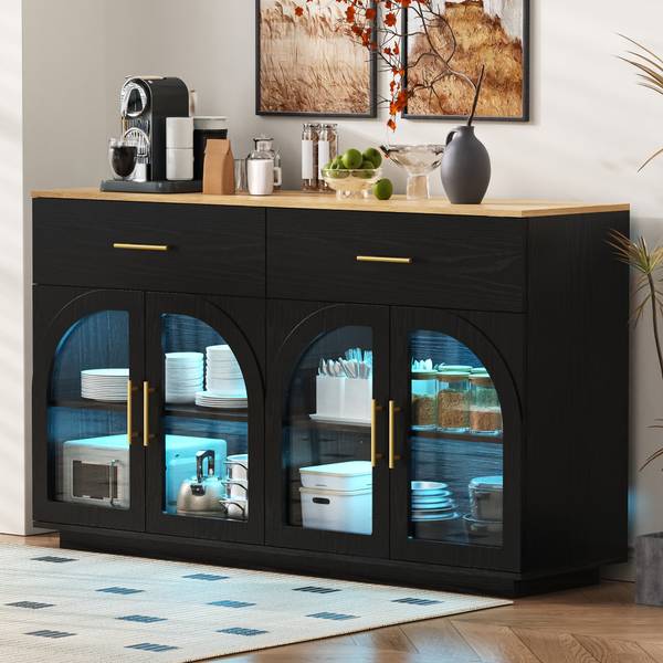 Sideboard Neptunus Ⅰ Schwarz