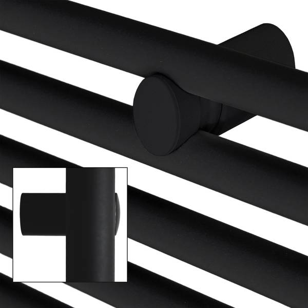 Badheizkörper CARTAGENA Schwarz - Metall - 3 x 150 x 40 cm