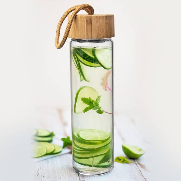 Wasserflasche 143757 Glas - 7 x 22 x 7 cm