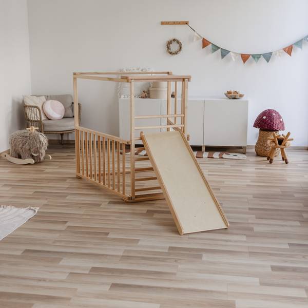 Doppelseitige Rutsche CLRU010 Beige - Birke - 38 x 6 x 110 cm