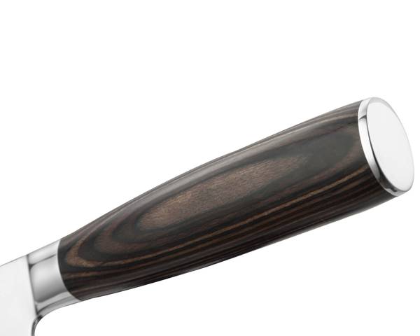 Damastmesser-Set Edib Essentials 4-tlg. Braun - Holzwerkstoff - Metall