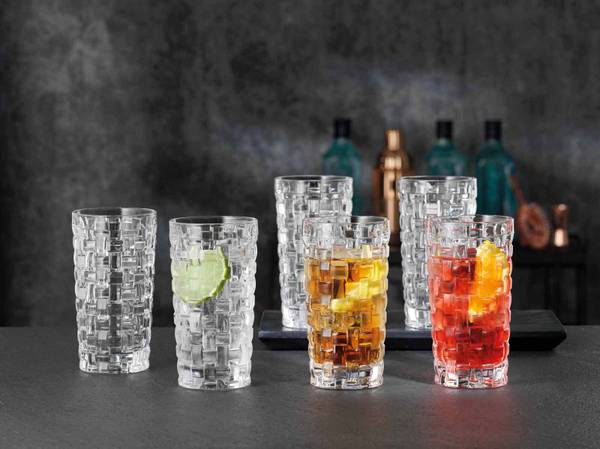 Longdrinkgläser Bossa Nova 6er Set Glas - 9 x 15 x 9 cm