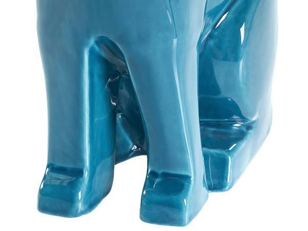 Dekofigur JAMBLES Blau - Bambus - 1 x 27 x 8 cm