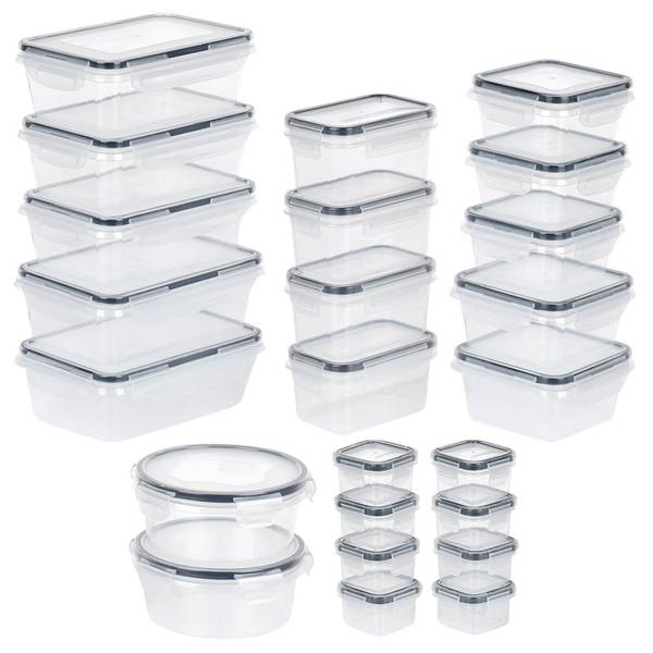 Frischhaltedosen 24er Set Kunststoff - 12 x 7 x 19 cm