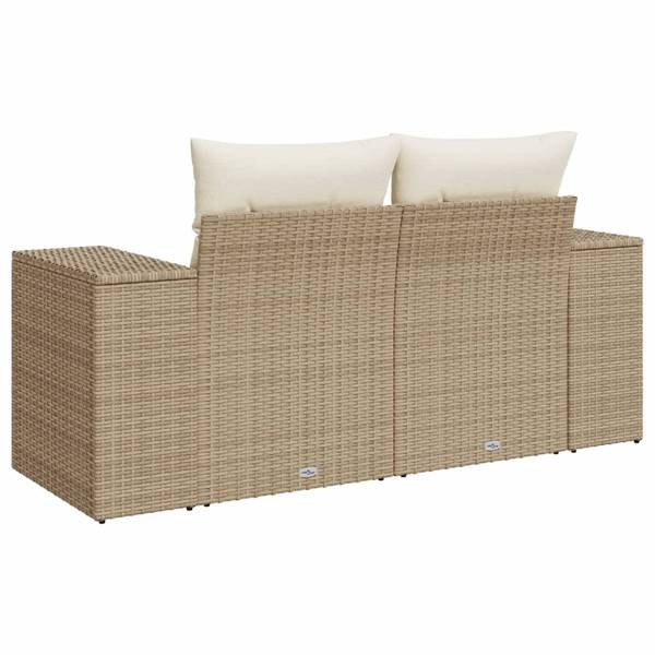 Gartensofa 3041951-1 (2-teilig) Beige - Creme