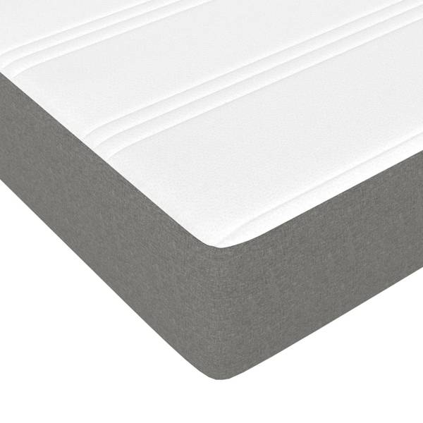 Boxspringbett 3017509 Dunkelgrau - Steingrau - 100 x 35 x 203 cm