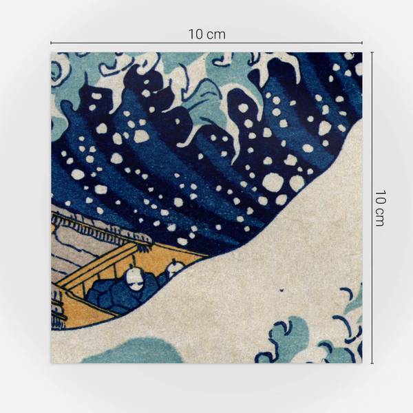 Fliesenaufkleber Wellenbild (24er Set) 10 x 10 cm