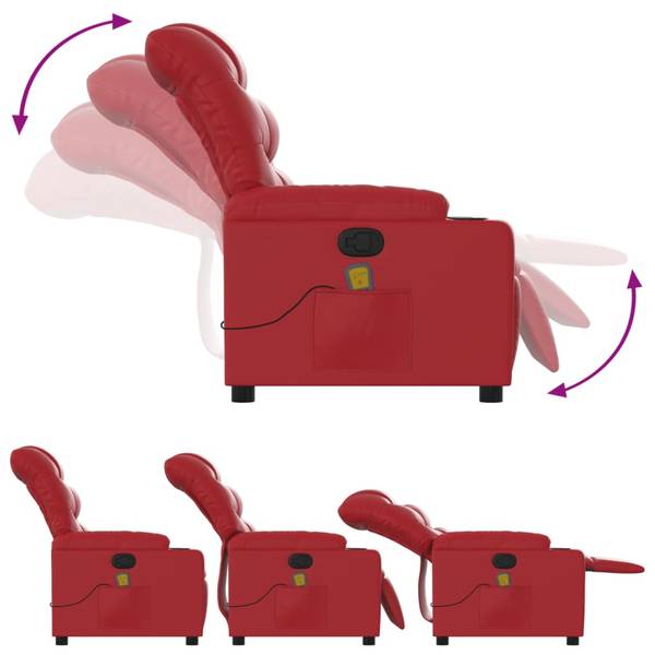 Massagesessel 3032659-4 Rot