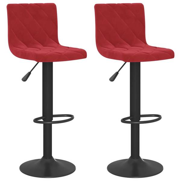 Barhocker 3007077 2er Set Rotbraun