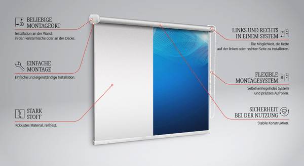 Rolgordijn KINETIC 60 x 140 cm