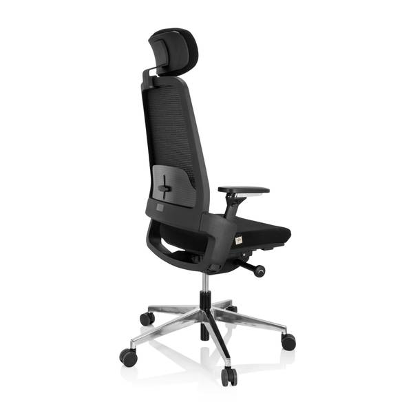 Bürostuhl BRACIO Schwarz - Polyester - 62 x 138 x 58 cm