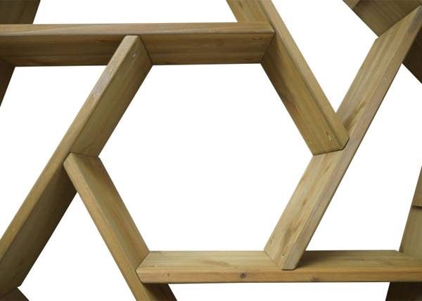 Jardinière L70 Marron - Sapin - 100 x 18 x 87 cm