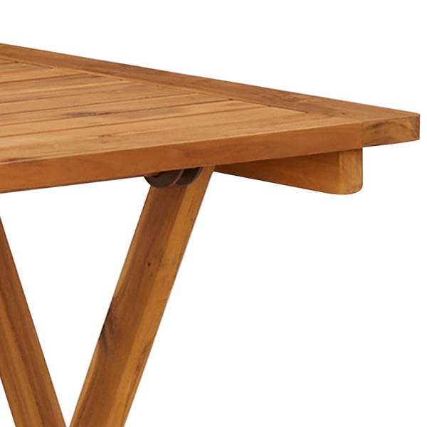 Garten-Essgruppe 3058257 (3-teilig) Braun - Akazie - 70 x 75 x 70 cm