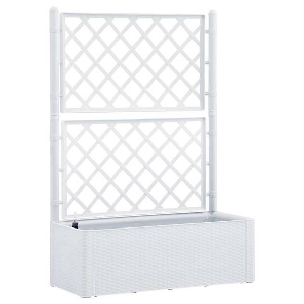 Lit surélevé 3013027 Blanc - Polypropylène - 43 x 142 x 100 cm