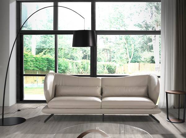 Lampe 8064 Schwarz - Stahl - 195 x 214 x 60 cm