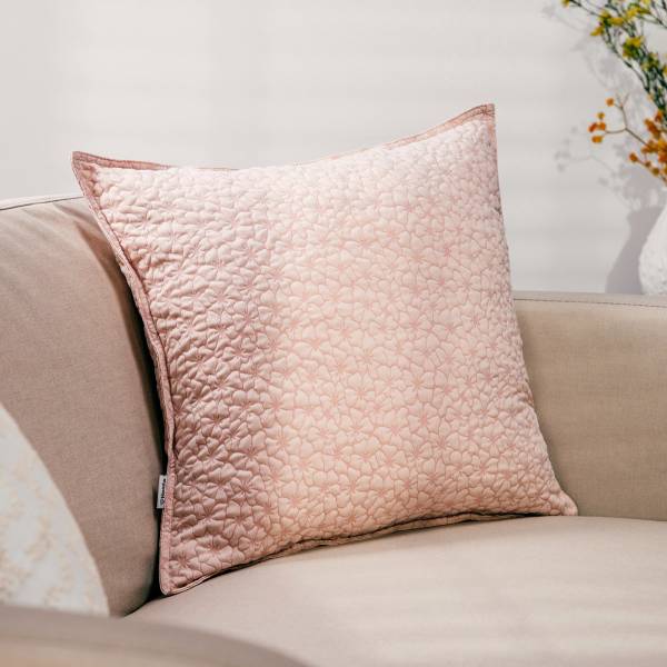 Kissenbezug BLOMSTER Rot - Textil - 45 x 1 x 45 cm