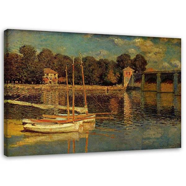Wandbild brücke in argenteuil – c. monet 60 x 40 cm