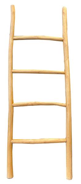 Leiter Herkules Braun - Massivholz - 50 x 150 x 50 cm