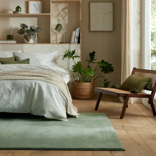 Weicher Wohnzimmerteppich FRUITY Grün - Polyester - 200 x 290 cm