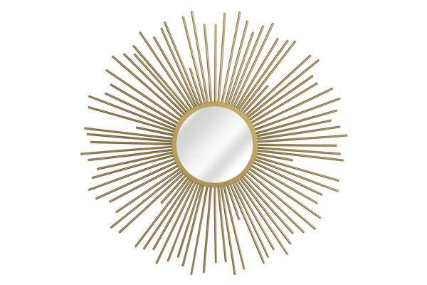 Wandspiegel Modern Tup Gold - Metall - 80 x 80 x 3 cm